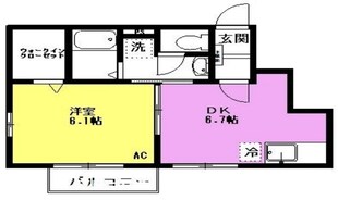 ジュネス東町A棟の物件間取画像